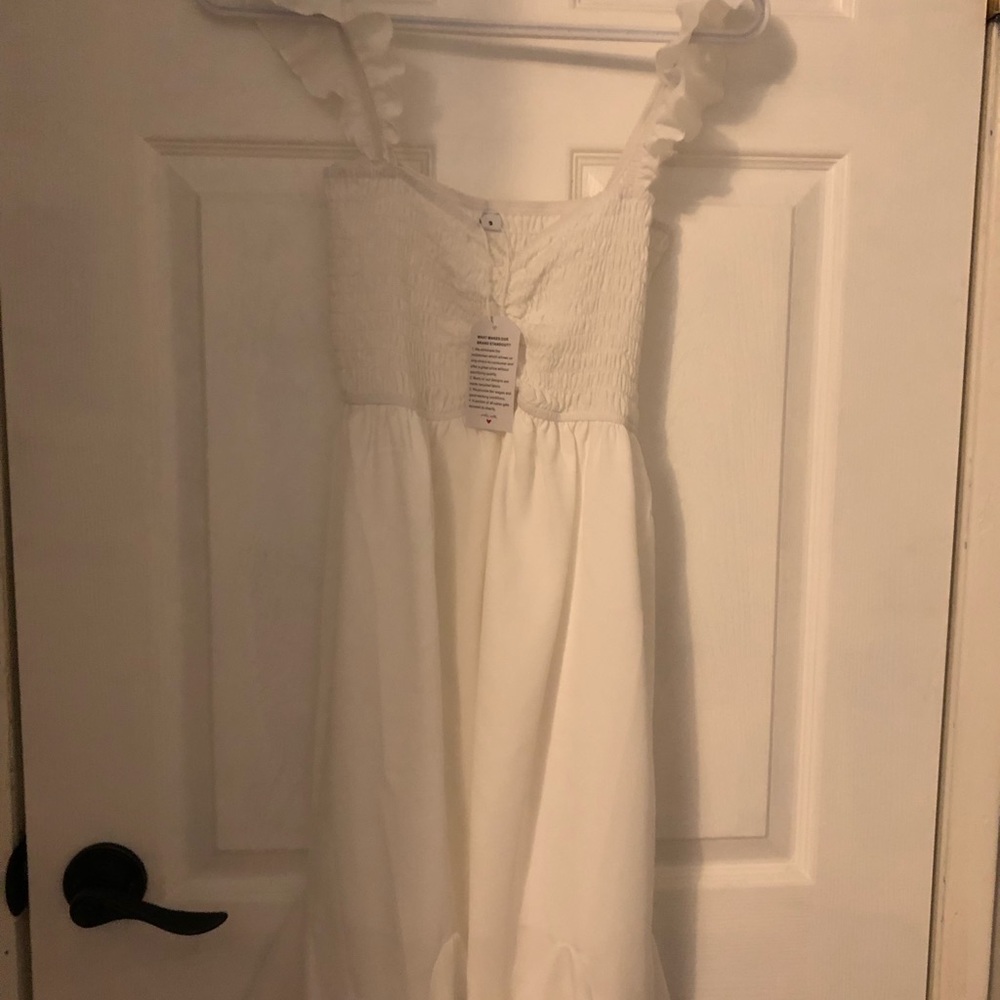 White summer dress